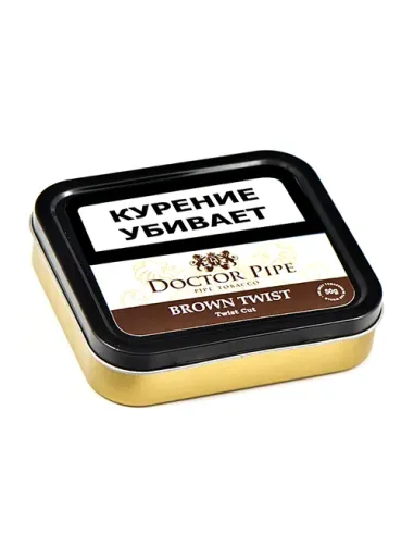 Трубочный табак Doctor Pipe Twist Brown Twist Cut 50 гр банка 