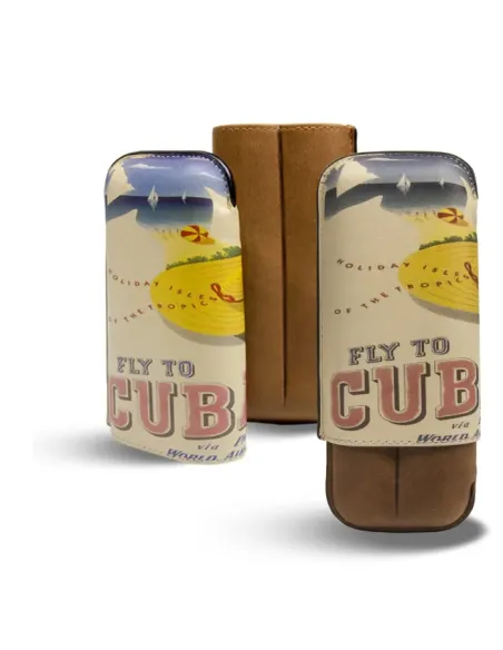Футляр Fly To Cuba Whiskey на 2 сигары (Франция)