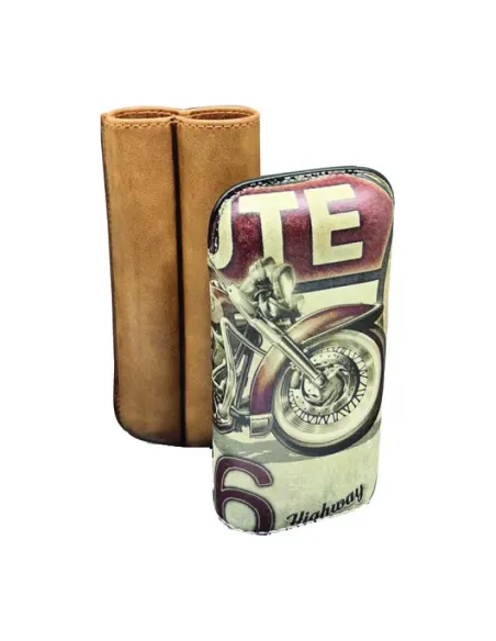 Футляр Route 66 Whiskey на 2 сигары (Франция)