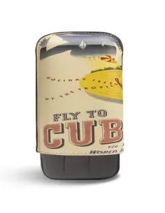 Футляр Fly To Cuba Bourbon на 3 сигары (Франция)