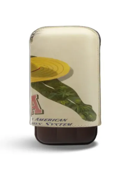 Футляр Fly To Cuba Bourbon на 3 сигары (Франция)