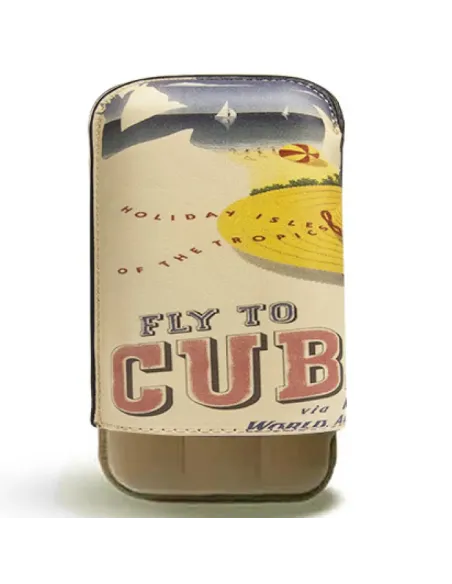 Футляр Fly To Cuba Whiskey на 3 сигары (Франция)
