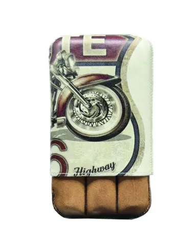 Футляр Route 66 Whiskey на 3 сигары (Франция)