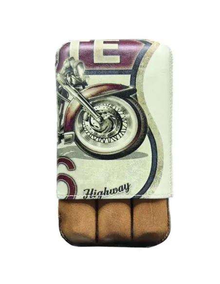 Футляр Route 66 Whiskey на 3 сигары (Франция)