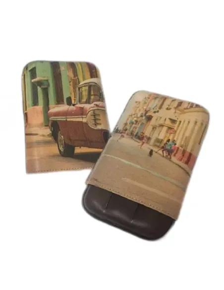 Футляр Street of Havana Bourbon на 3 сигары (Франция)