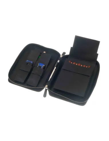 Сигарная сумка-хьюмидор P&A на 5 сигар С260 Black