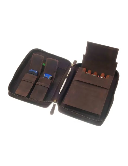 Cигарная сумка-хьюмидор P&A на 5 сигар C260 Buffalo 