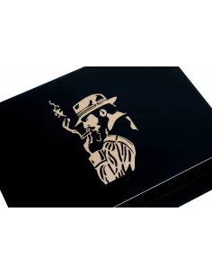 Хьюмидор Gentili Fumatore Dorato на 50 сигар, Черный лак 2