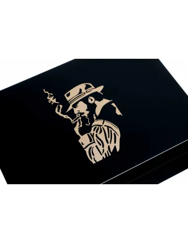 Хьюмидор Gentili Fumatore Dorato на 50 сигар, Черный лак