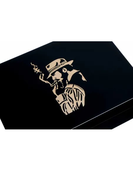 Хьюмидор Gentili Fumatore Dorato на 50 сигар, Черный лак