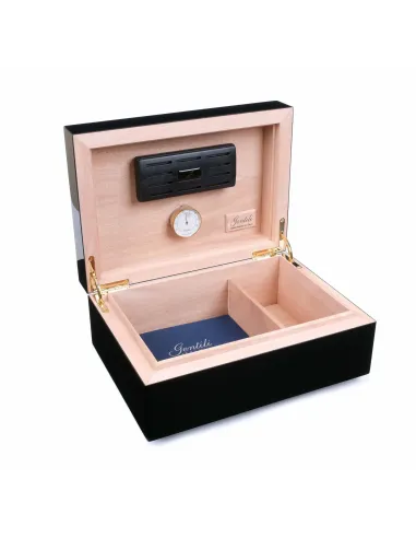 Хьюмидор Gentili Fumatore Dorato на 50 сигар, Черный лак