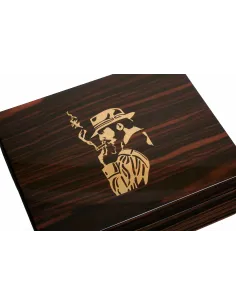 Хьюмидор Gentili Fumatore Dorato на 50 сигар, Эбеновое дерево 2