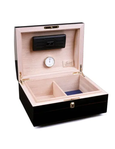 Хьюмидор Gentili Dome Top на 60 сигар, Эбеновое дерево