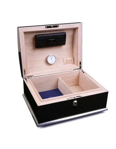 Хьюмидор Gentili Dome Top на 60 сигар, Карбон