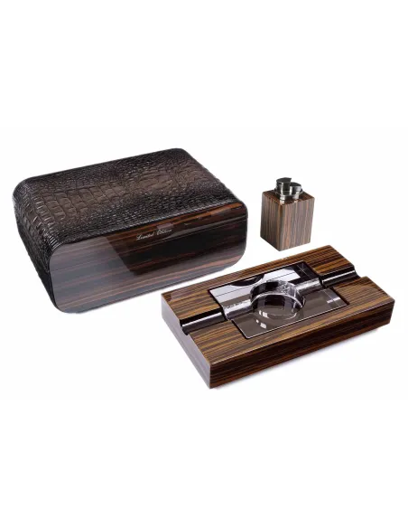 Набор сигарных аксессуаров Gentili SET-SV40-Croco-Dark