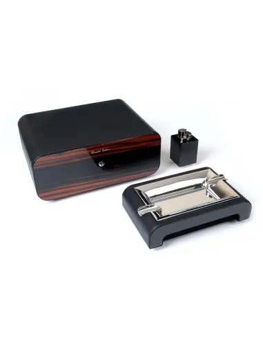 Набор сигарных аксессуаров Gentili SET-SV75-Black-3