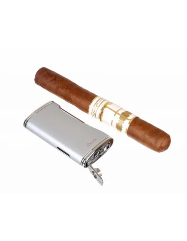 Зажигалка Caseti сигарная турбо, серебристая CA567-3