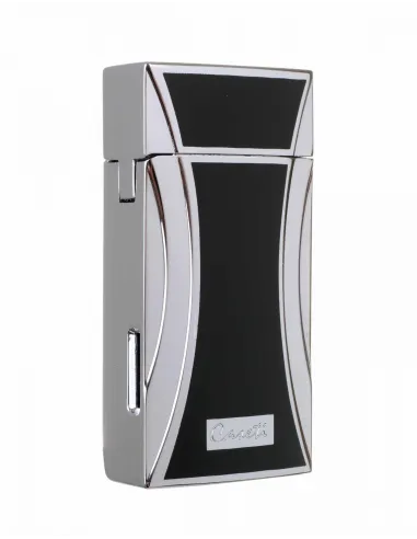 Зажигалка Caseti сигарная турбо, черная, с гильотиной CA285-1