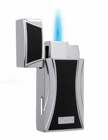 Зажигалка Caseti сигарная турбо, черная, с гильотиной CA285-1