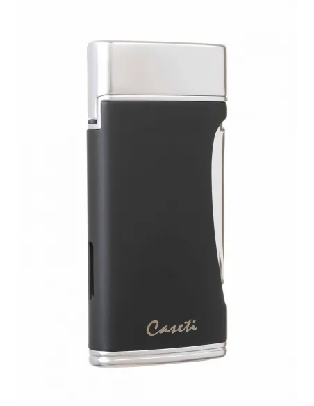 Зажигалка Caseti сигарная турбо (двойное пламя), черная CA583-1