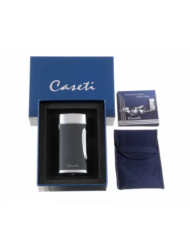 Зажигалка Caseti сигарная турбо (двойное пламя), черная CA583-1