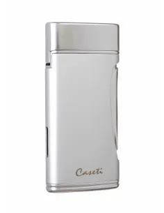 Зажигалка Caseti сигарная турбо (двойное пламя), серебристая CA583-3