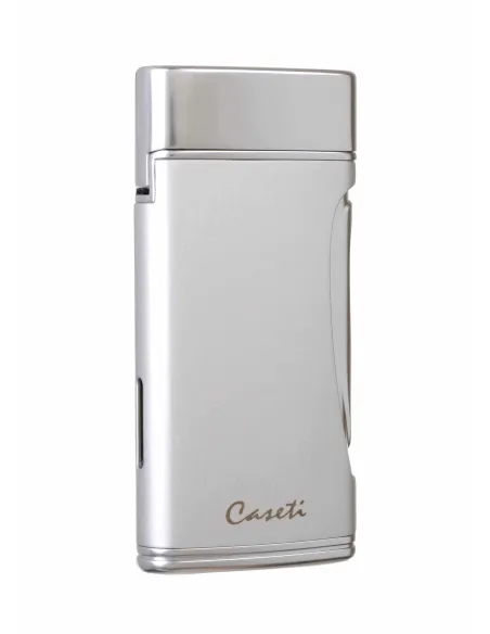 Зажигалка Caseti сигарная турбо (двойное пламя), серебристая CA583-3