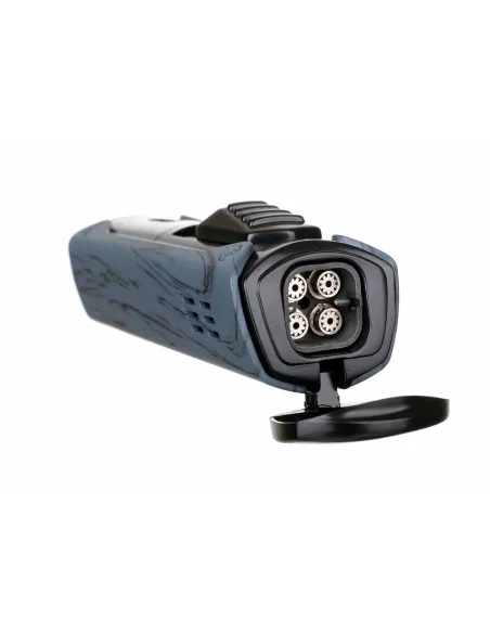 Зажигалка сигарная Honest, четверное пламя, с пробойником, черная 781-Black