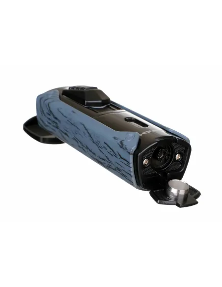 Зажигалка сигарная Honest, четверное пламя, с пробойником, черная 781-Black