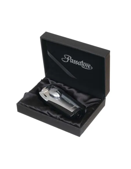 Зажигалка сигарная Passatore, двойное пламя, хром 234-525