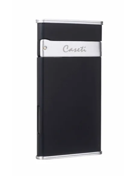 Зажигалка Caseti турбо, тонкая, черная CA418-2