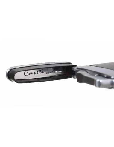 Зажигалка Caseti турбо, тонкая, черная CA418-2