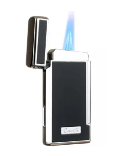 Зажигалка Caseti сигарная, турбо (двойное пламя), черная CA437-1 2