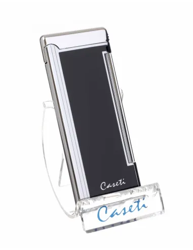 Зажигалка Caseti кремниевая, супертонкая, черная CA326-1