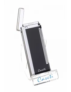 Зажигалка Caseti кремниевая, супертонкая, черная CA326-1 2
