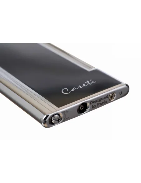Зажигалка Caseti кремниевая, супертонкая, черная CA326-1