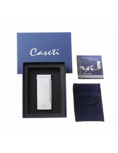 Зажигалка Caseti кремниевая, супертонкая, хром CA326-5