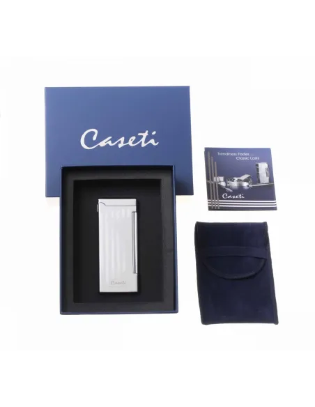 Зажигалка Caseti кремниевая, супертонкая, хром CA326-5