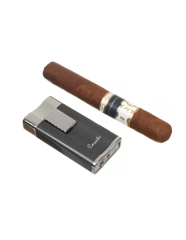 Зажигалка Caseti сигарная, турбо, антрацит CA558-7