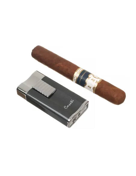 Зажигалка Caseti сигарная, турбо, антрацит CA558-7