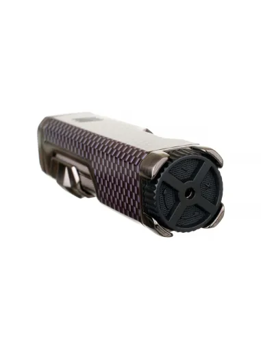 Зажигалка сигарная Honest, четверное пламя, карбон 751-Carbon