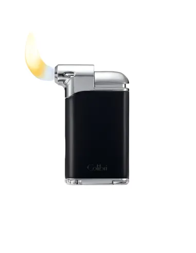 Зажигалка трубочная Colibri Pacific с тампером, матовый черный-хром LI400C5