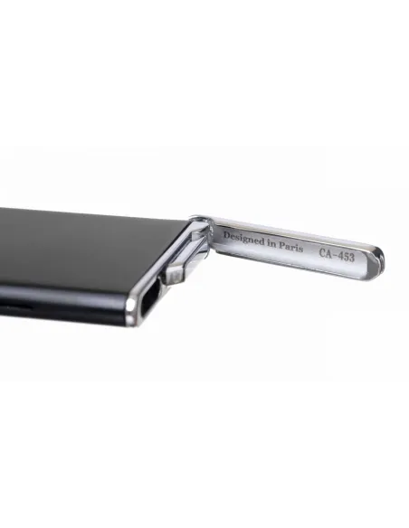 Зажигалка Caseti, турбо, супертонкая, черная CA453-1