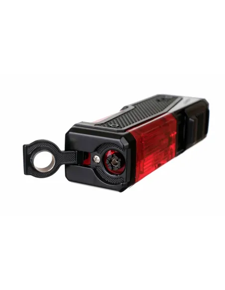 Зажигалка сигарная Honest, четверное пламя, с пробойником и сигарным ложементом, черная