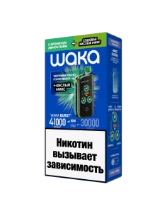 Электронная сигарета WAKА BURST 41000 (WFT41K-005 Лимон Лайм+Содовая Кислый МИКС)