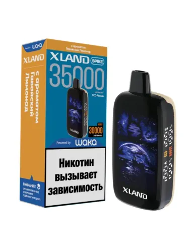 Электронная сигарета WAKA 35000 Xland SPIKE (SP35k-019 Гавайский Лимонад)