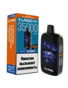 Электронная сигарета WAKA 35000 Xland SPIKE (SP35k-017 Кислое Яблоко Карамель)