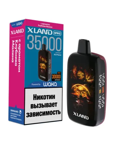 Электронная сигарета WAKA 35000 Xland SPIKE (SP35k-012 Клубника Малина)