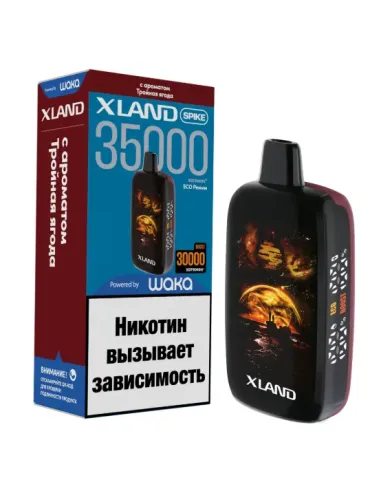 Электронная сигарета WAKA 35000 Xland SPIKE (SP35k-007 Тройная Ягода)