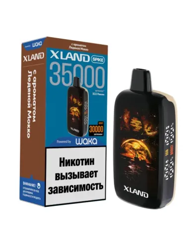 Электронная сигарета WAKA 35000 Xland SPIKE (SP35k-016 Ледяной Мокко)